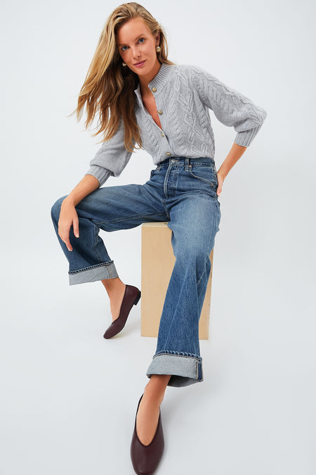 Oxblood Leather Nina Flats