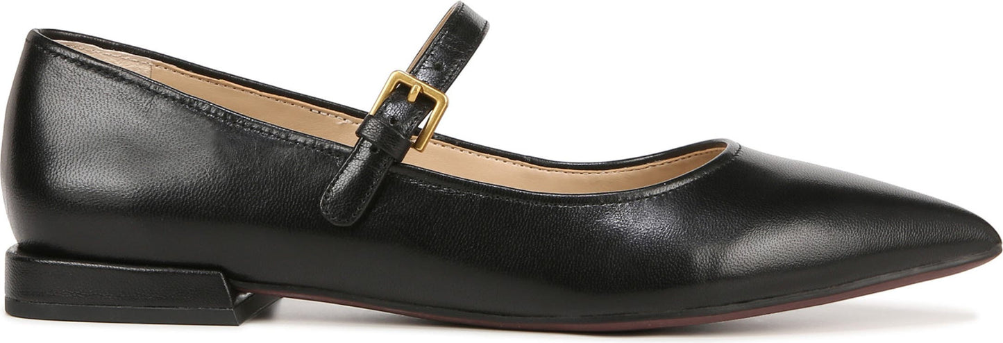 Franco Sarto Nalin Pointed Toe Flat, Alternate, color, Black