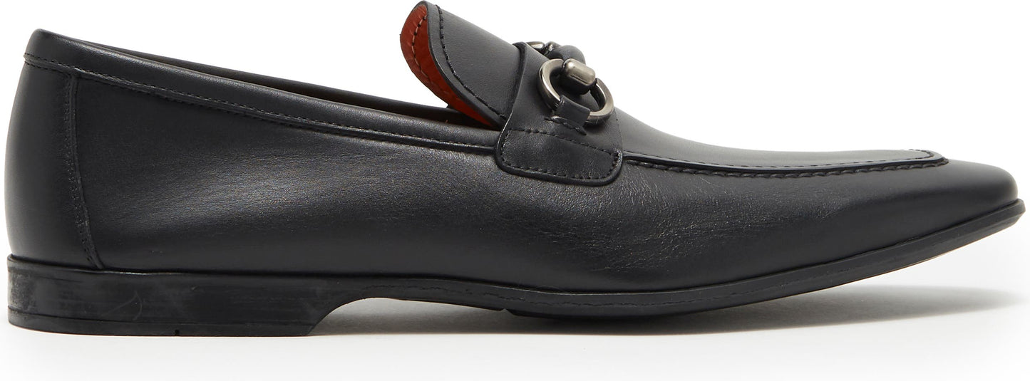 Magnanni 'Remo' Bit Loafer, Alternate, color, BLACK