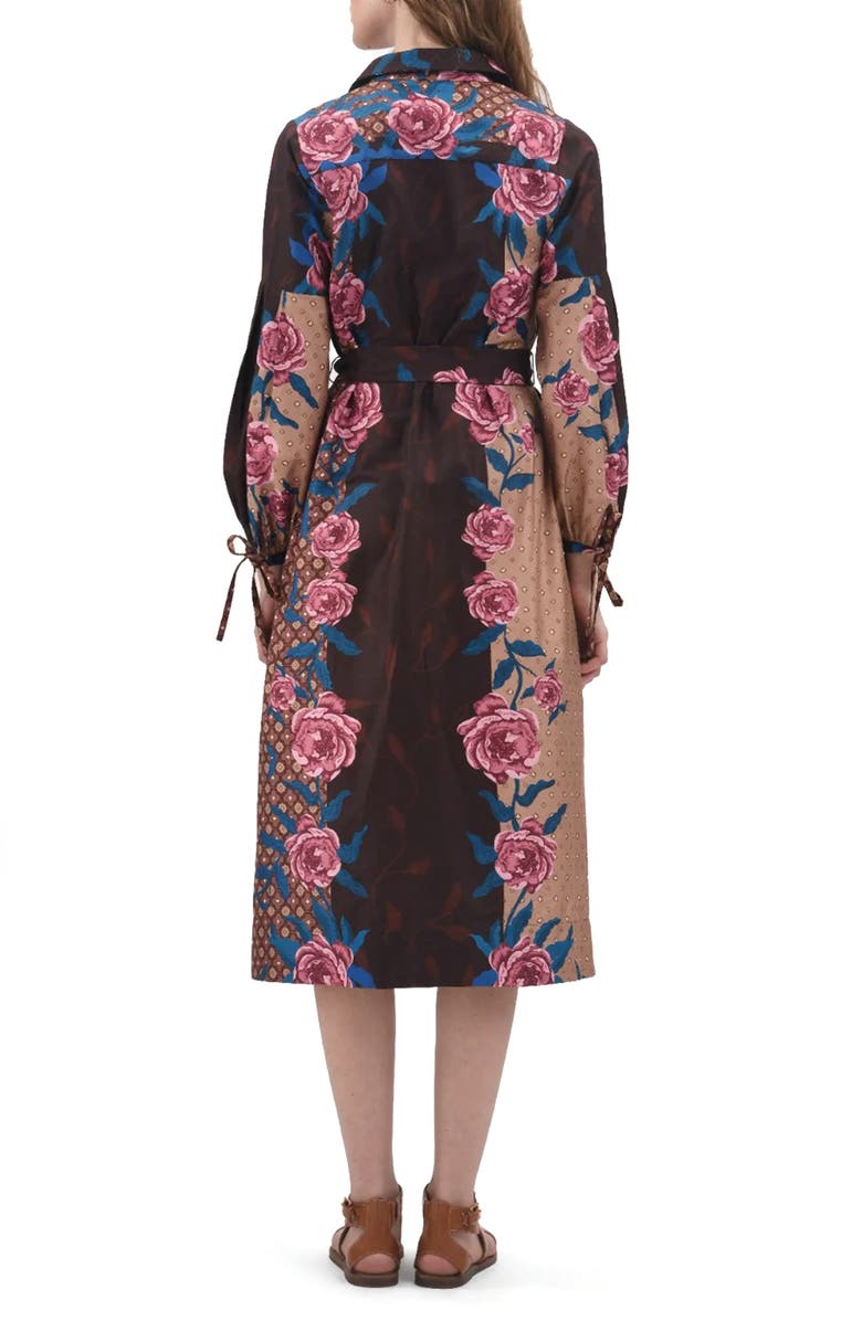 Celina Moon Alicia Long Sleeve Midi Shirtdress