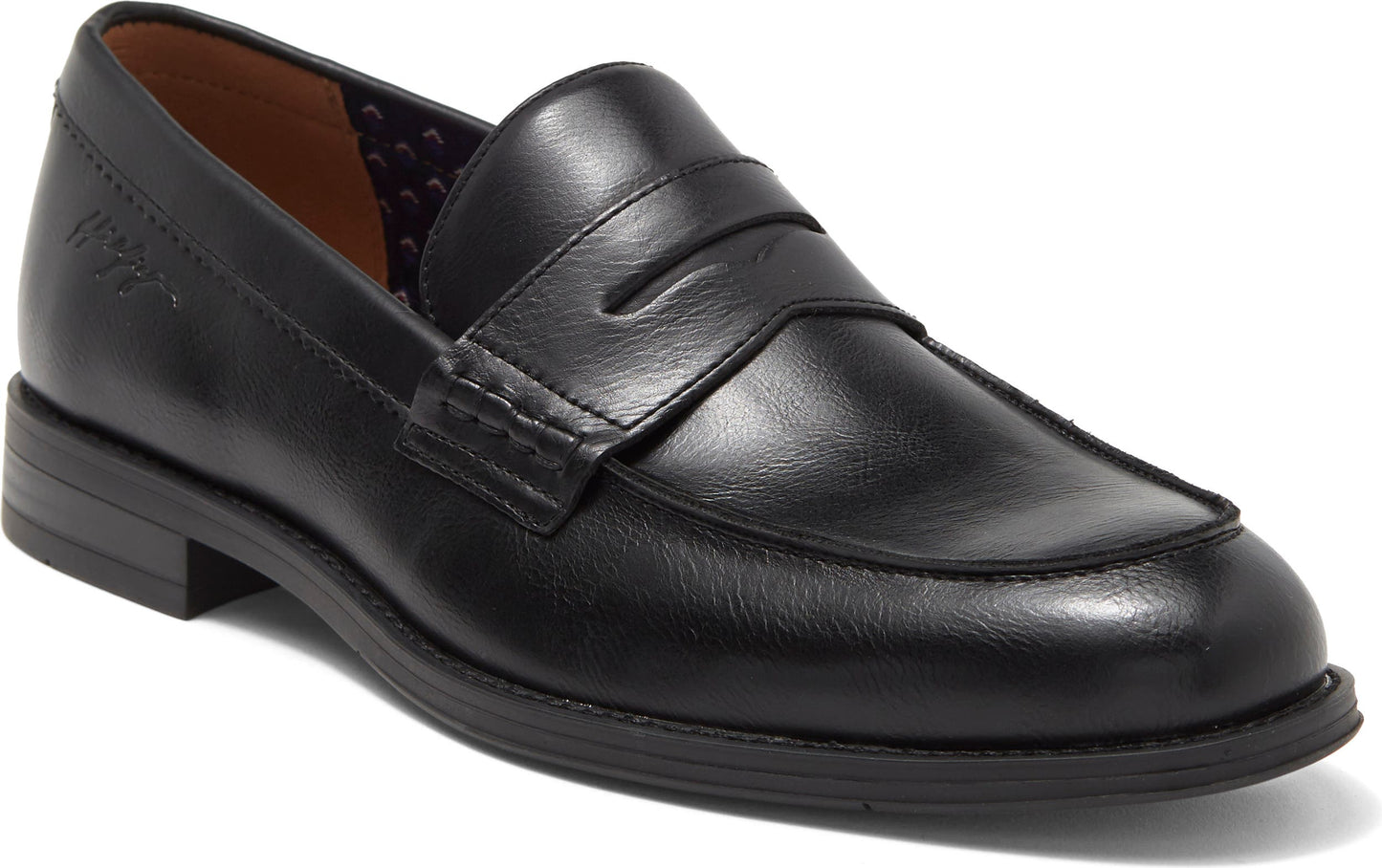 Tommy Hilfiger Penny Loafer, Main, color, BLACK