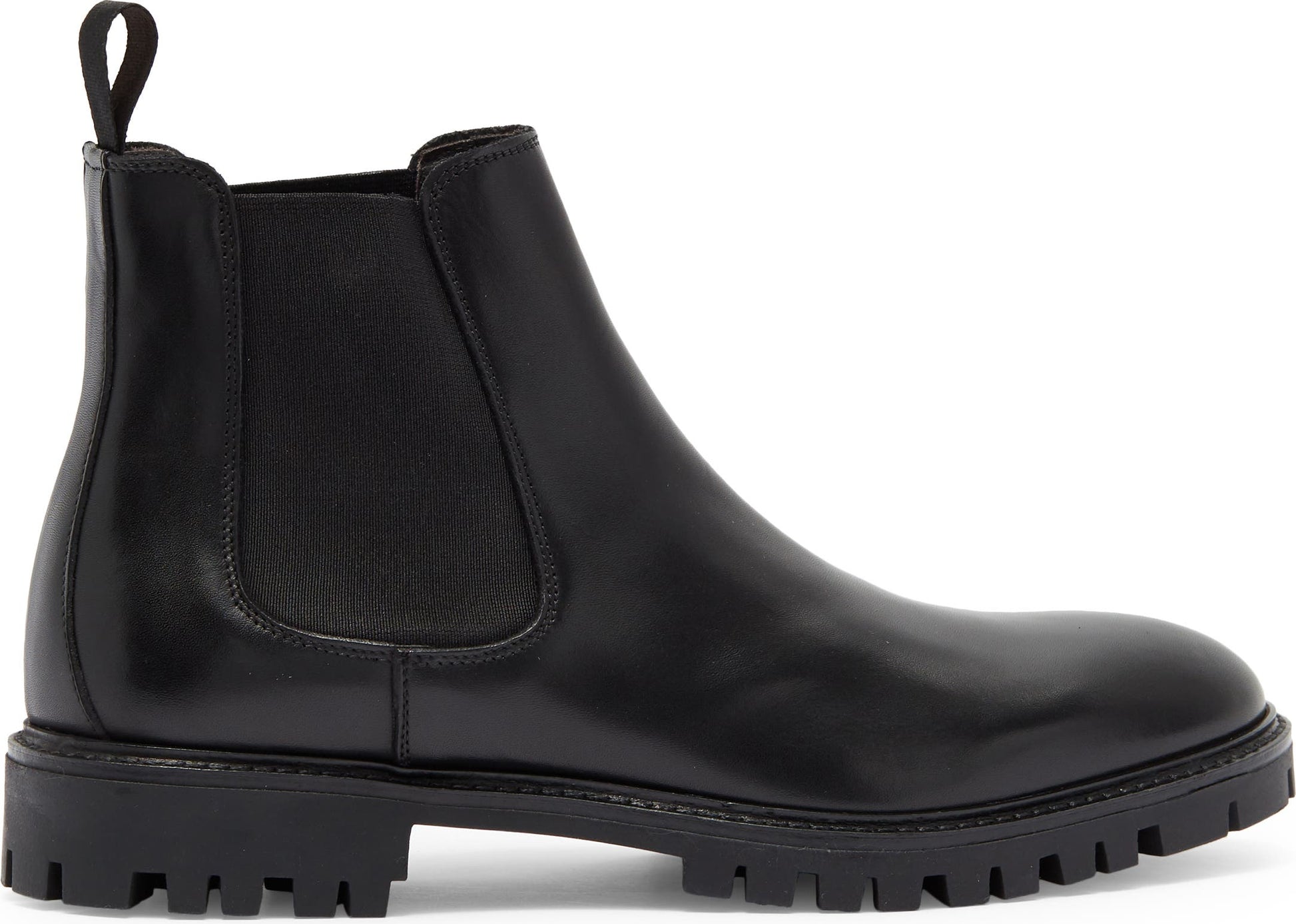 Bruno Magli Ramiro Lug Sole Chelsea Boot, Alternate, color, BLACK