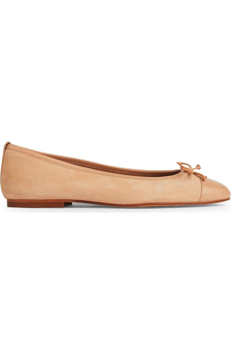 LK Bennett Kara Cap Toe Ballet Flat (Women)