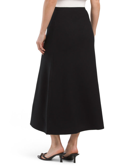 alternate image #1 of A-line Knit Skirt