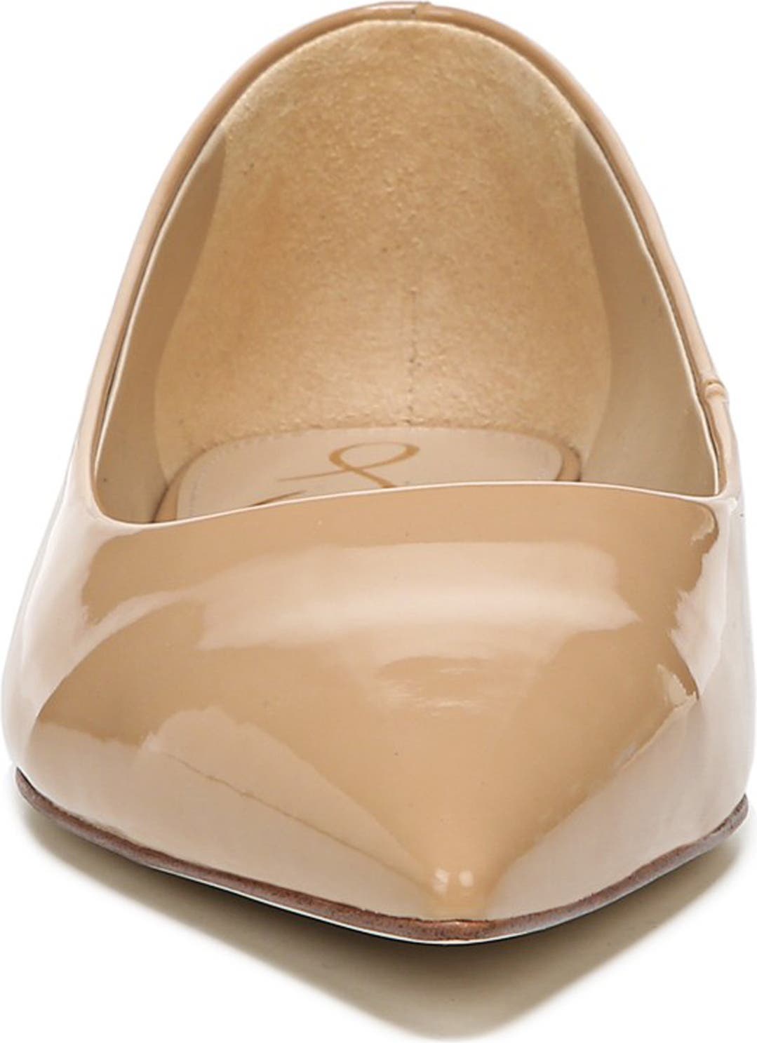 SAM EDELMAN Wanda Pointed Toe Flat - Wide Width Available, Alternate, color, GOLDEN SAND PATENT