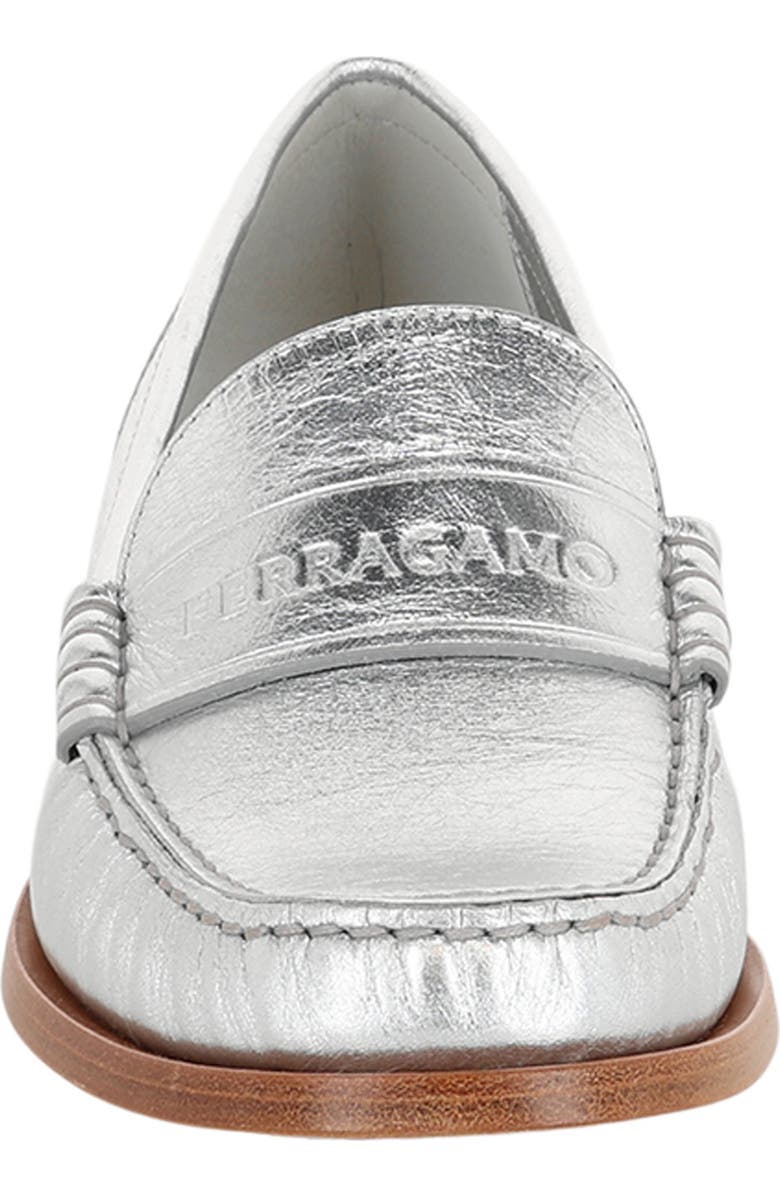 FERRAGAMO Logo Debossed Loafer (Women)
