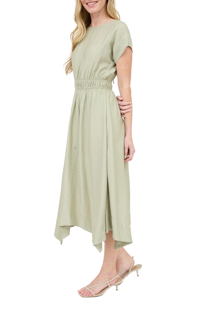 AUGUST SKY Asymmetric Shift Dress
