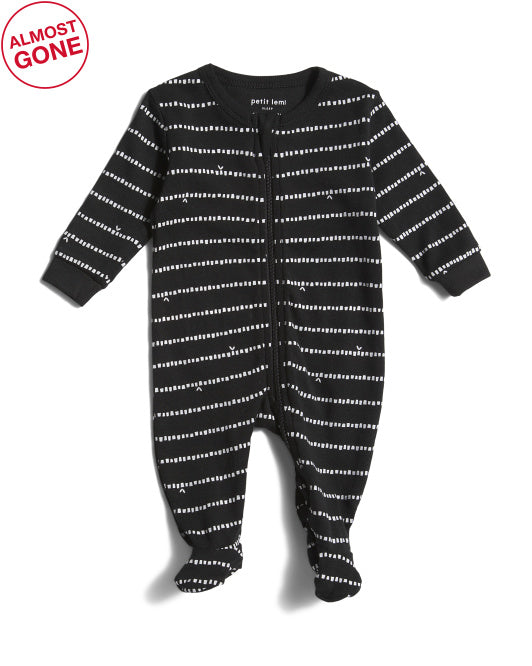 Newborn Striped Footie