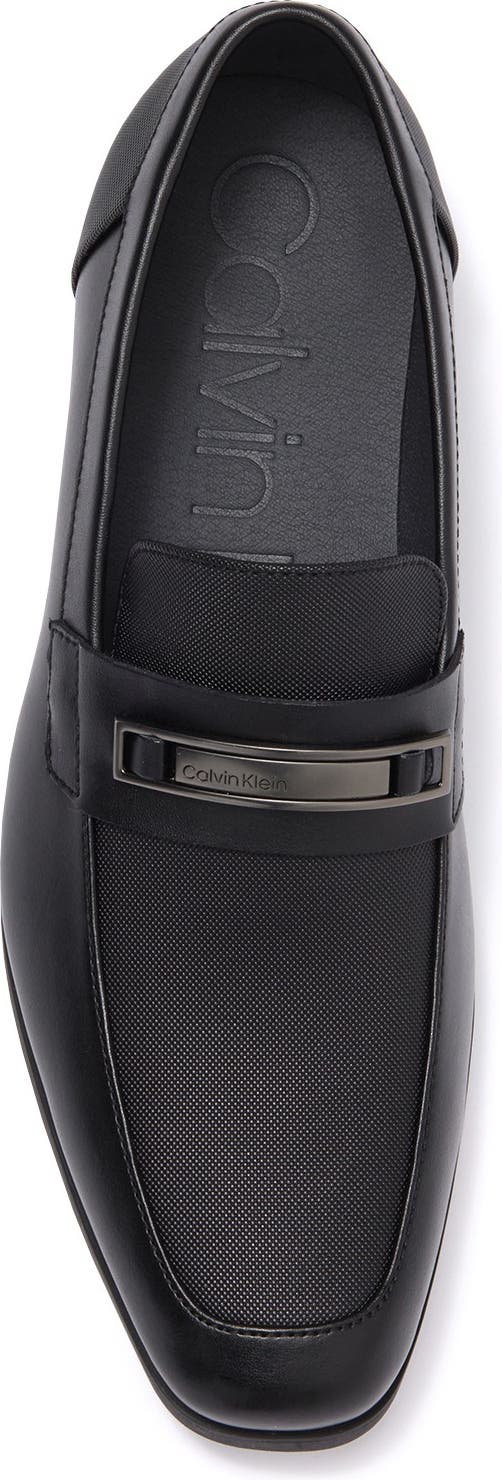 CALVIN KLEIN Jameson Loafer, Alternate, color, BLACK / BLACK