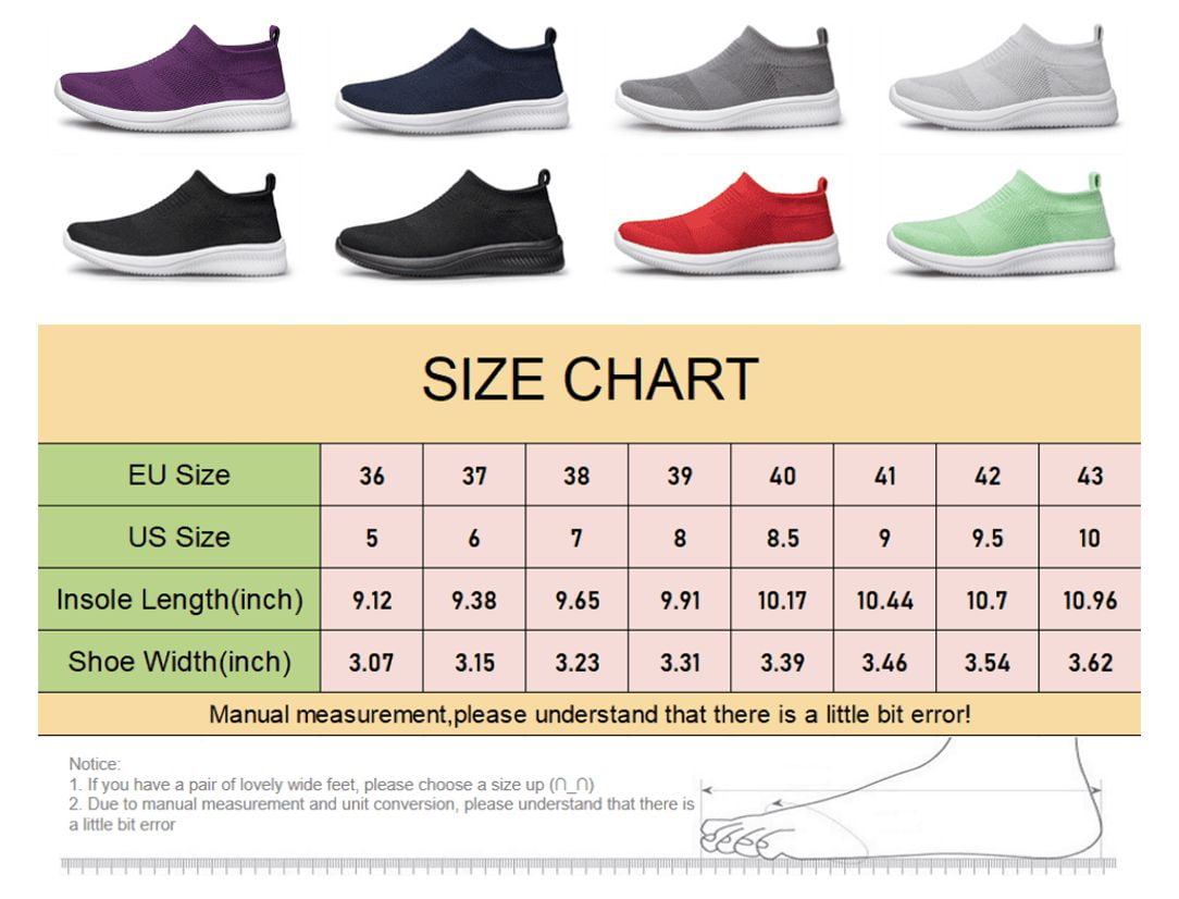 thumbnail image 4 of ADQ Women's Slip on Shoes Casual Shoes Lightweight Breathable Anti-Slip Sneakers, 4 of 11