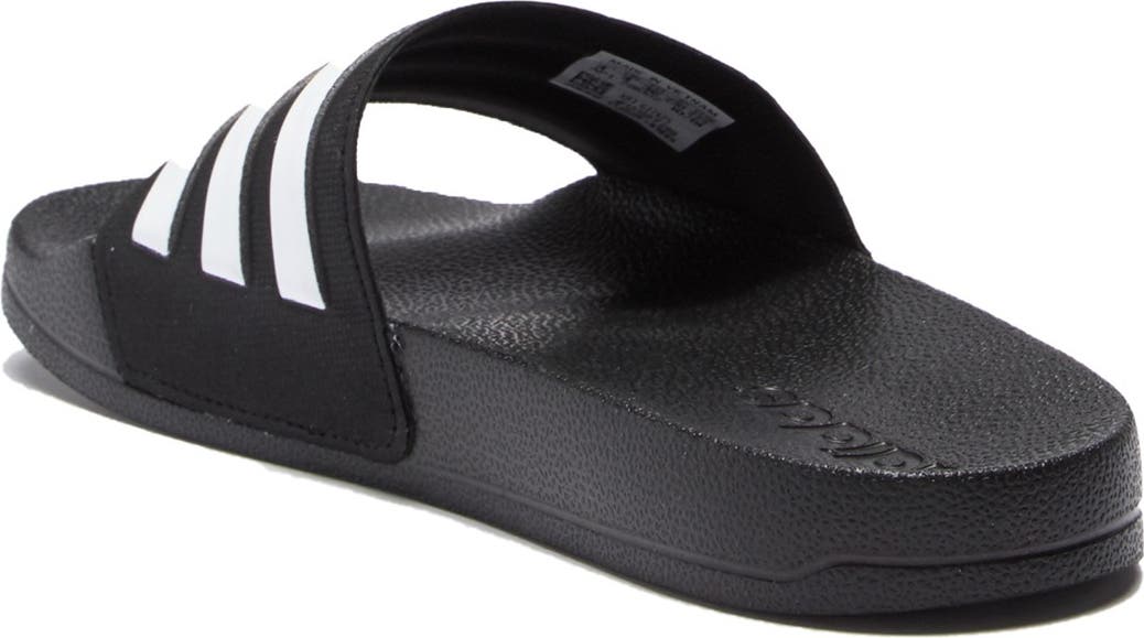 ADIDAS Adilette Shower Slide Sandal, Alternate, color, CBLACK/FTW