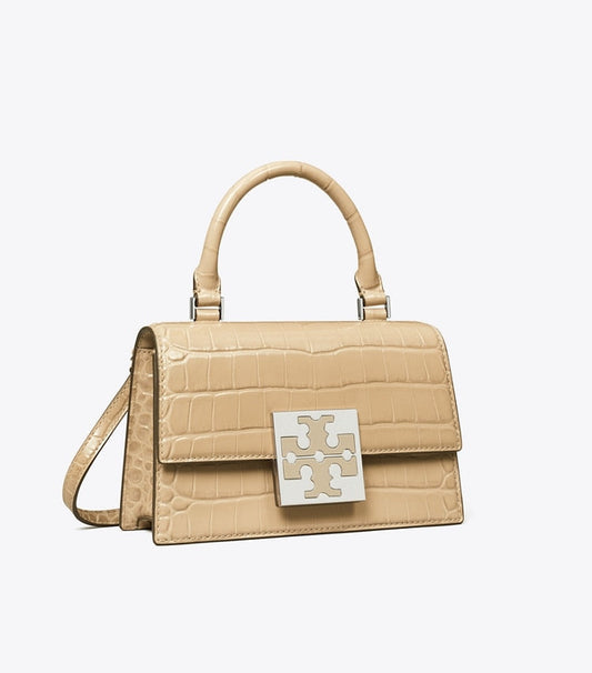 BON BON CROC-EMBOSSED MINI BAG