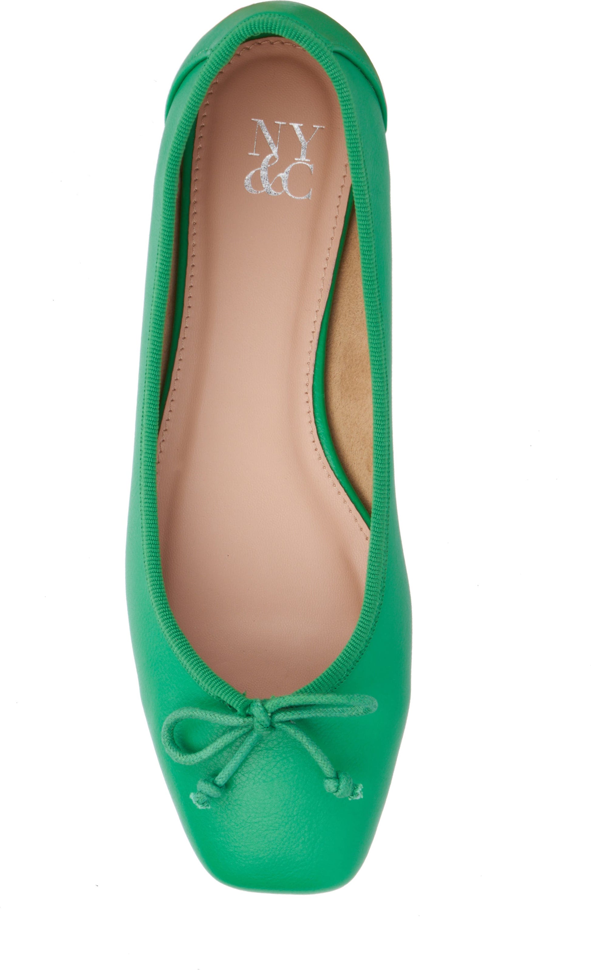 NEW YORK AND COMPANY Paulina Ballet Flat, Alternate, color, KELLY GREEN