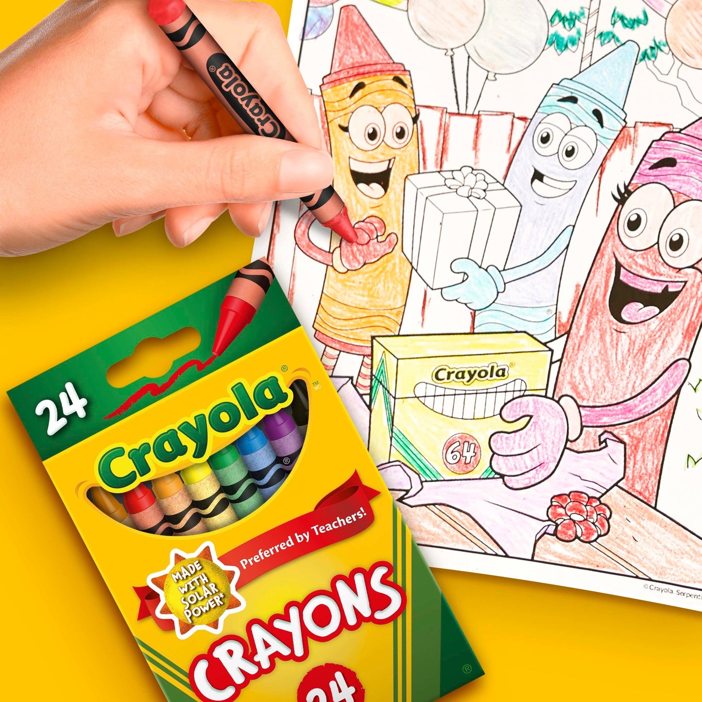 Walmart Crayola Crayons, 24 Count, Back to School Supplies, Classroom Must Haves for Teachers, Classic Colors, Gifts, 3+