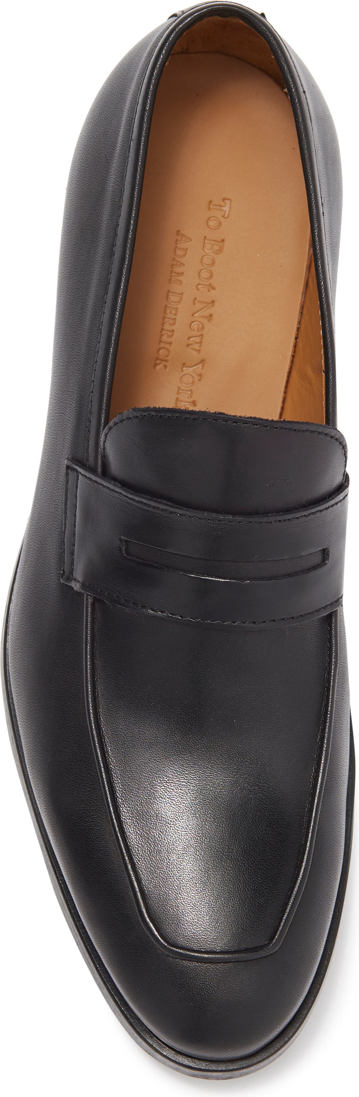 To Boot New York Wakefield Leather Penny Loafer, Alternate, color, NERO