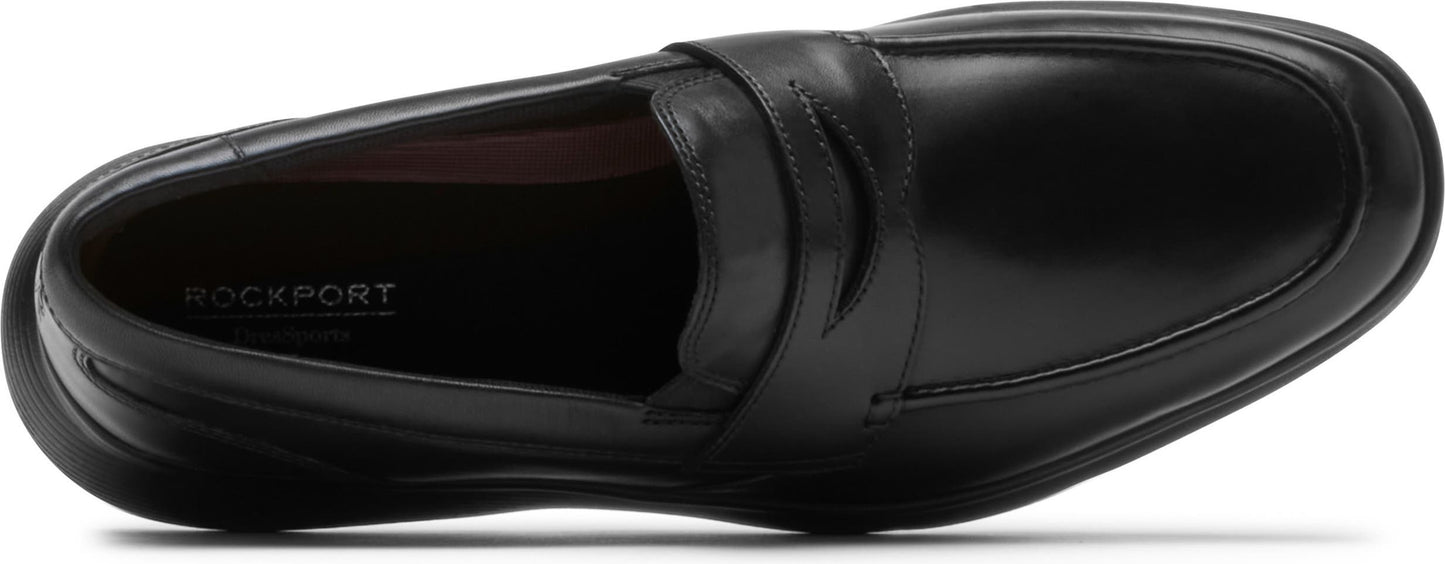 Rockport TruFLEX Dressport Penny Loafer, Alternate, color, BLACK