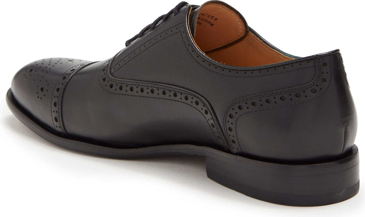 CURATORE Mineo Cap Toe Oxford, Alternate, color, BLACK