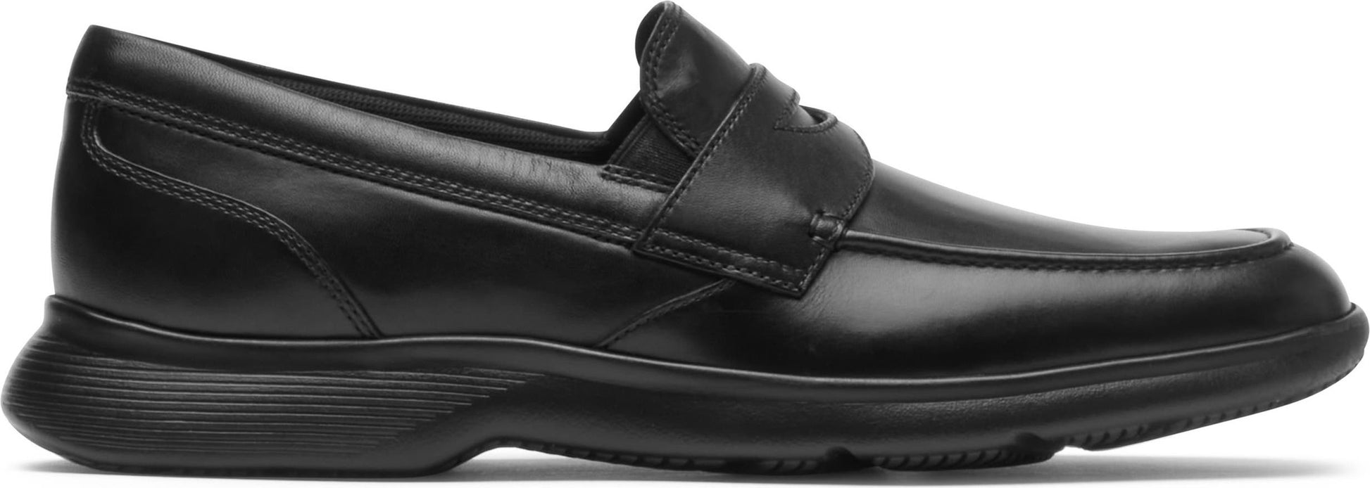 Rockport TruFLEX Dressport Penny Loafer, Alternate, color, BLACK