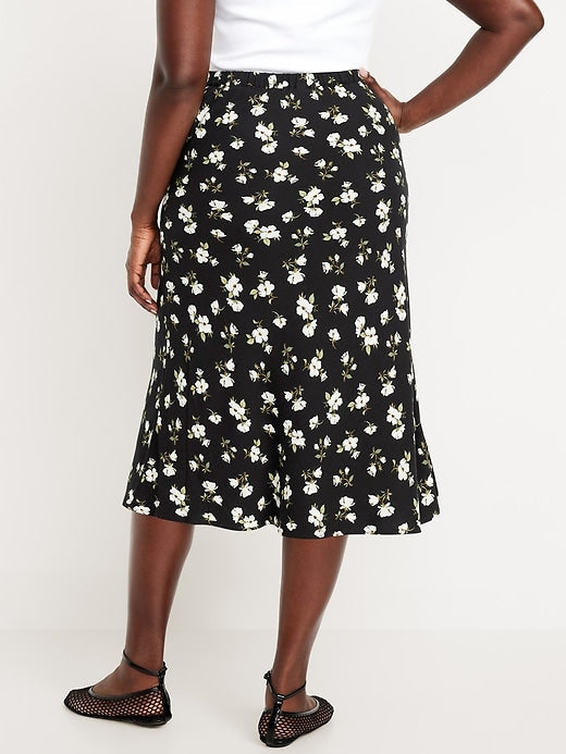 Image number 6 showing, Crepe A-Line Midi Skirt