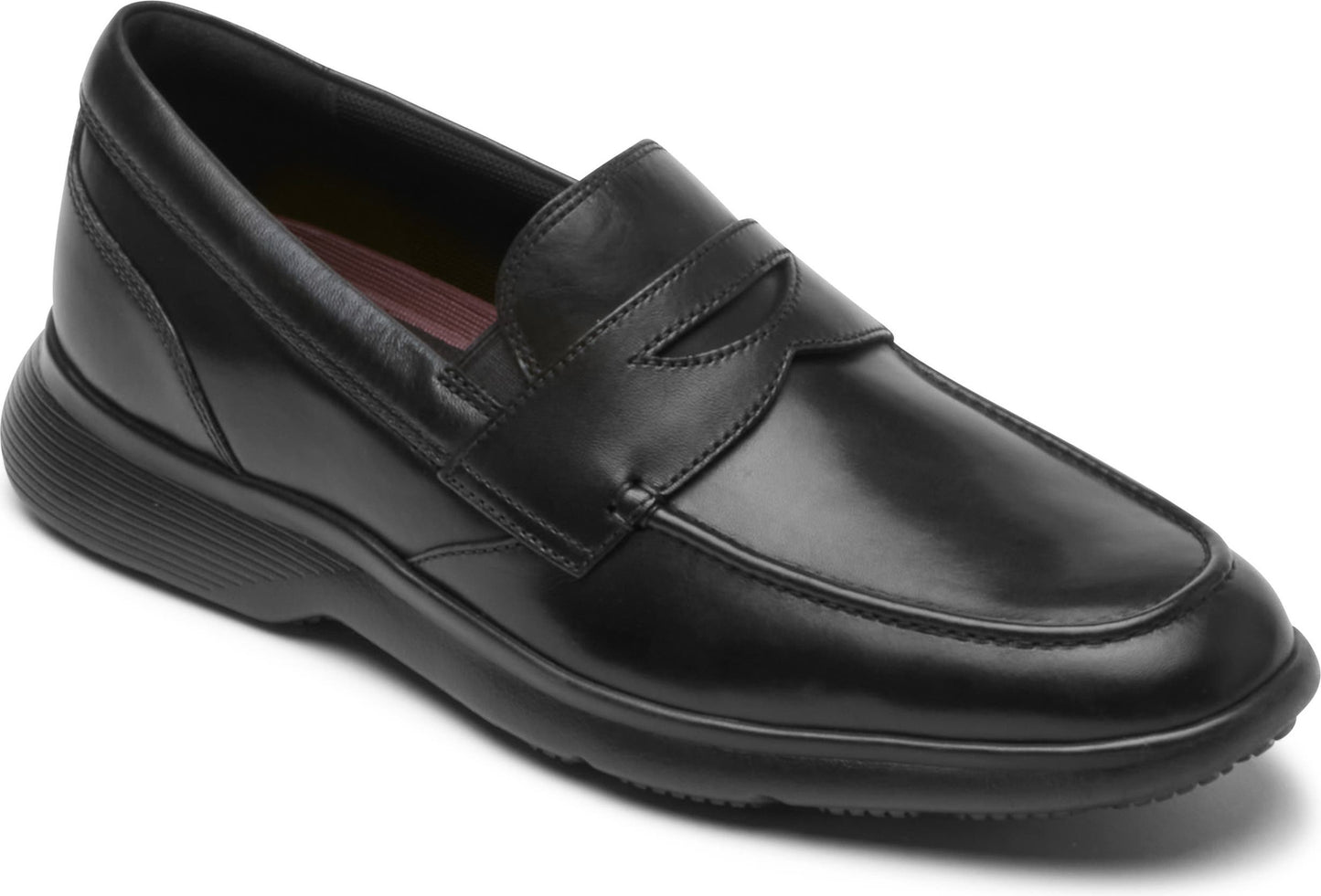 Rockport TruFLEX Dressport Penny Loafer, Main, color, BLACK