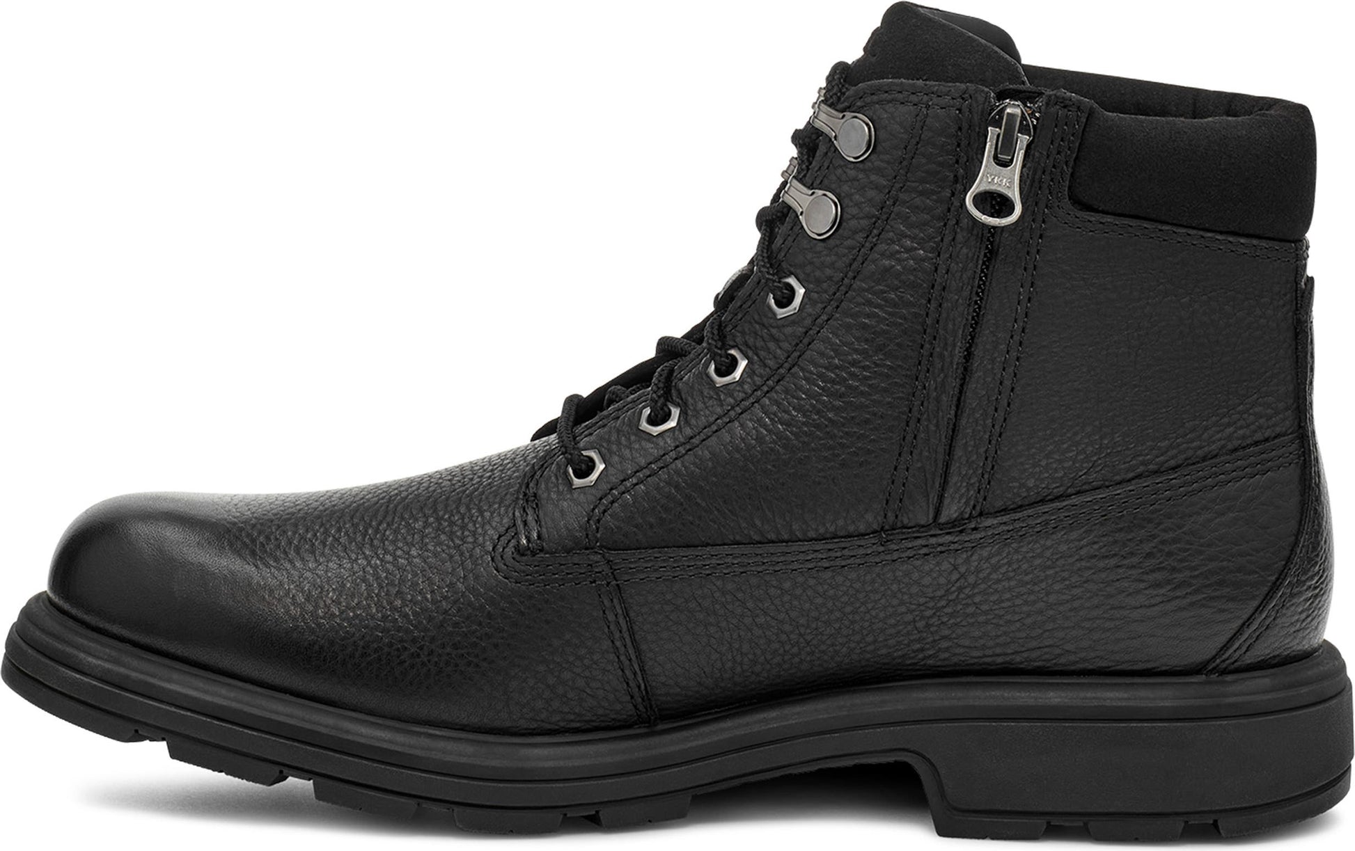 UGG<sup>®</sup> Biltmore Mid Plain Toe Waterproof Boot, Alternate, color, BLACK