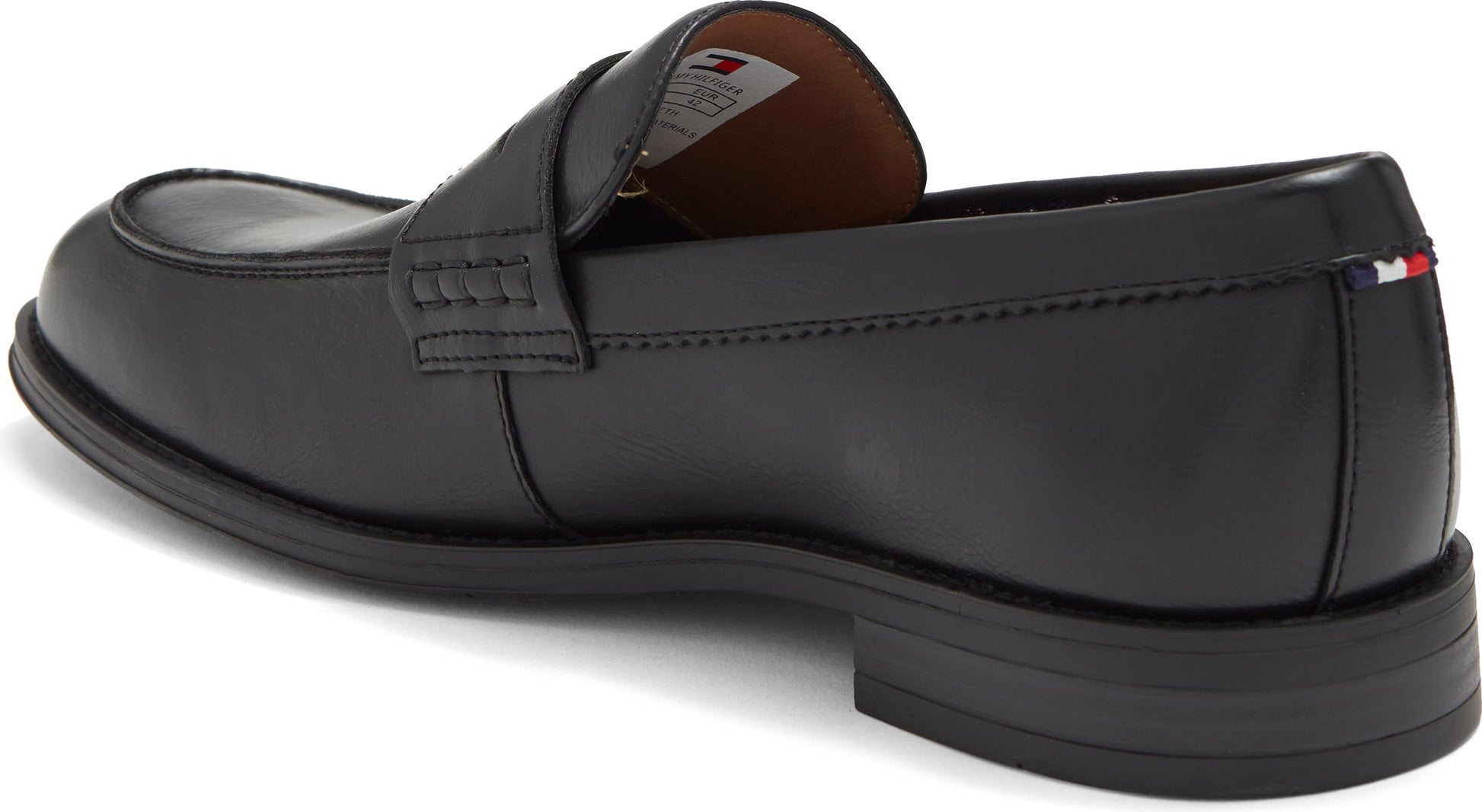 Tommy Hilfiger Penny Loafer, Alternate, color, BLACK