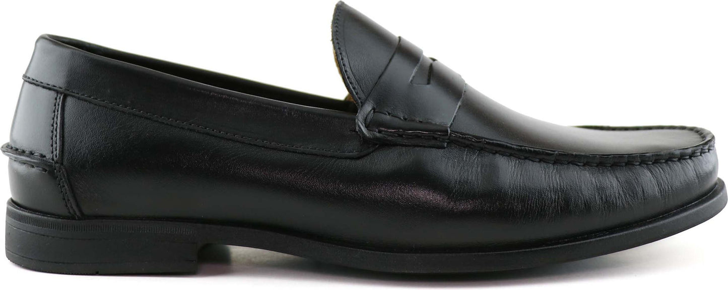 Marc Joseph New York Valley Road Penny Loafer, Alternate, color, BLACK NAPPA