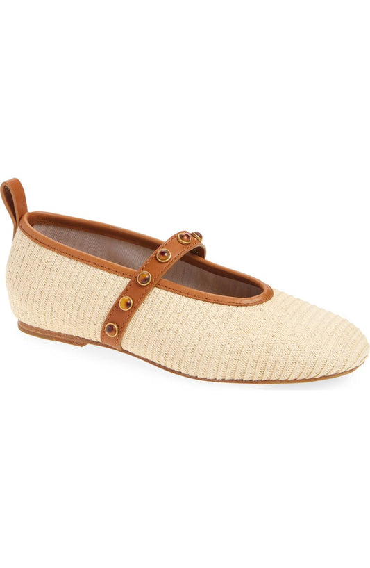 rag & bone Cabochon Spire Mary Jane Flat (Women)