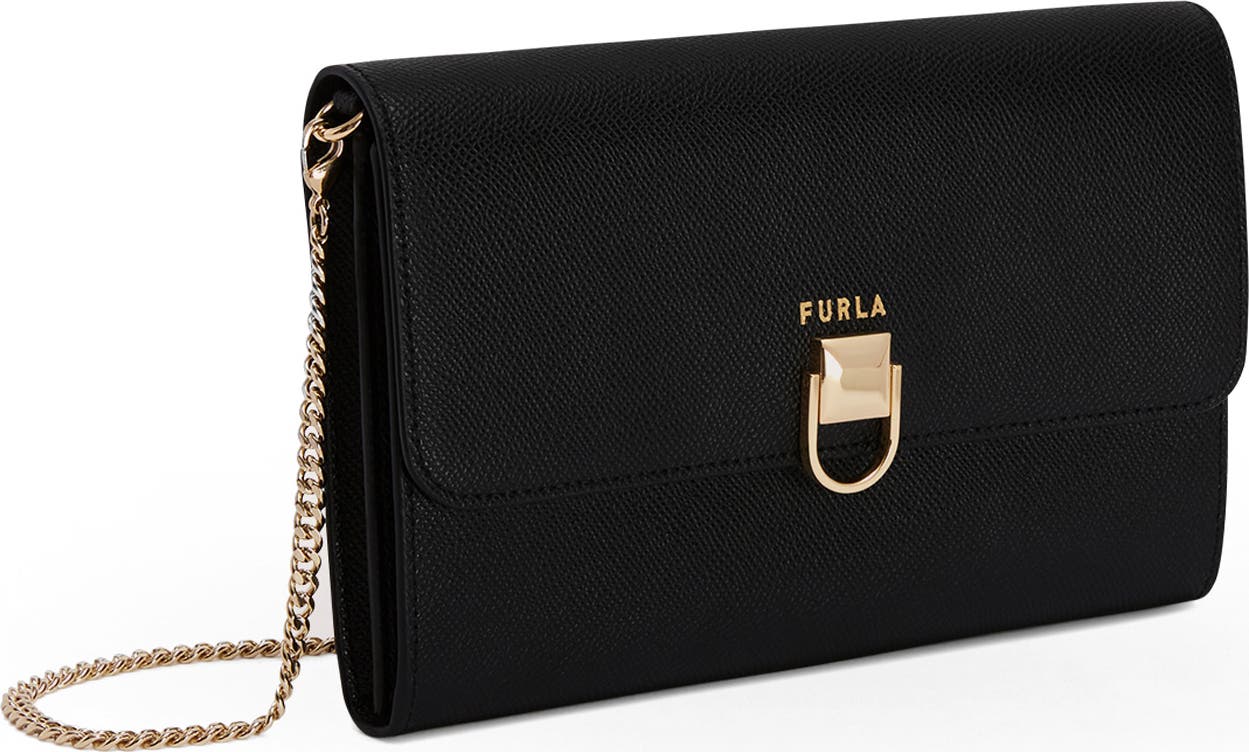 Furla Circle XL Crossbody Bag, Alternate, color, Nero