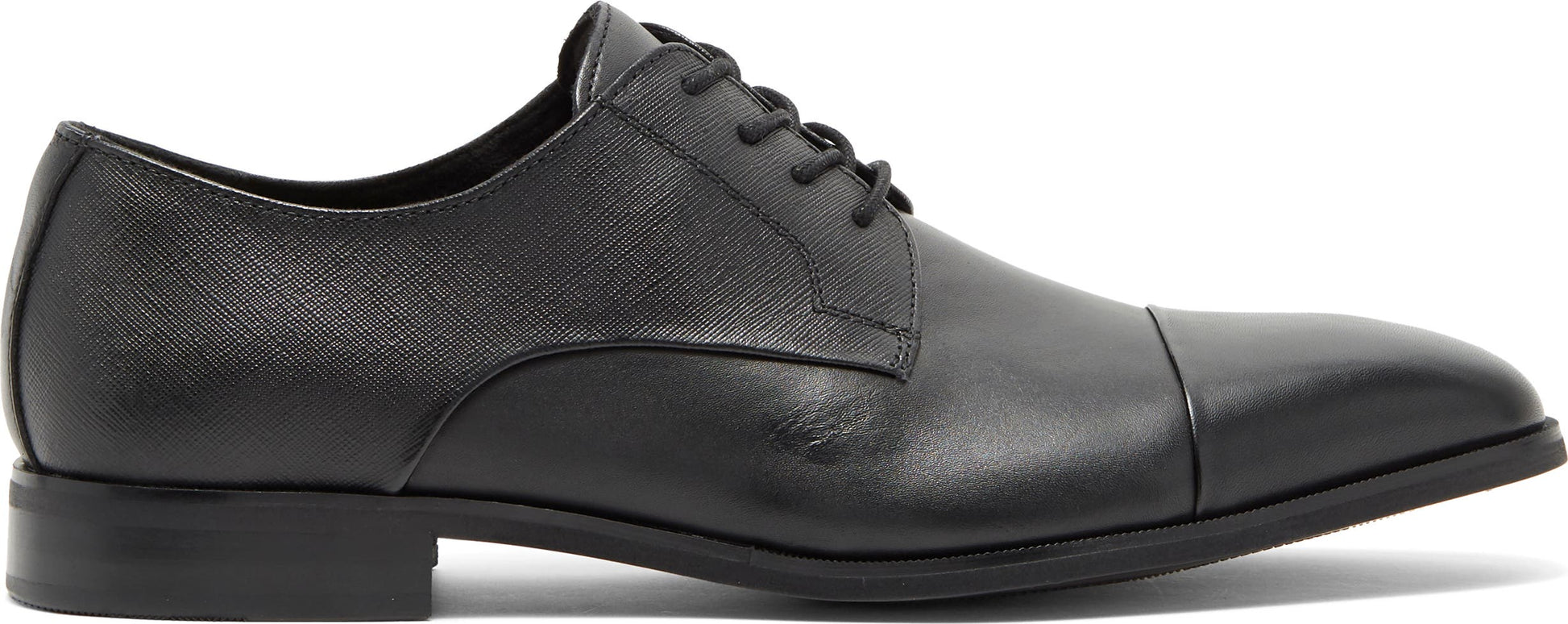 ALDO Rothko Cap Toe Derby, Alternate, color, BLACK