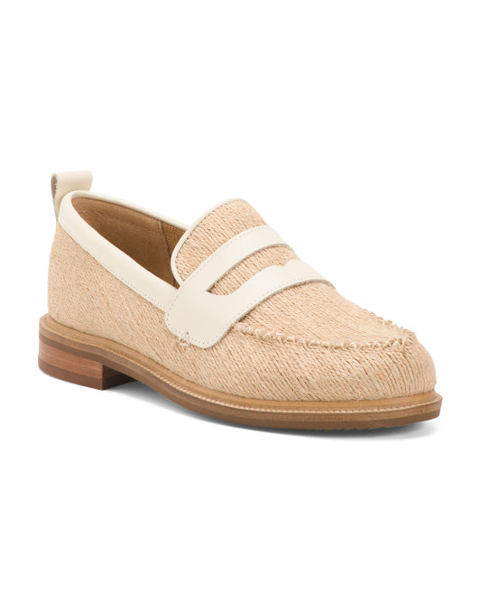 Jute Lens Natural Loafers