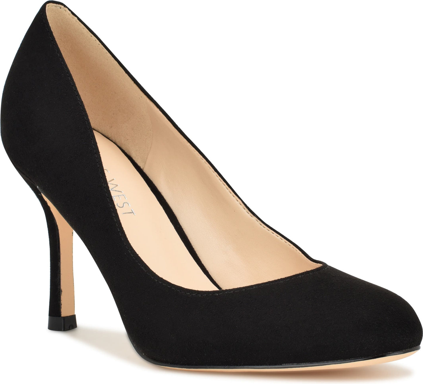 Nine West Danesa Pump, Main, color, BLACK SUEDE