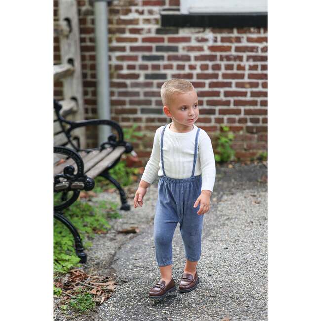 Corduroy Essentials Shoulder Strap Pant Overalls, Teal