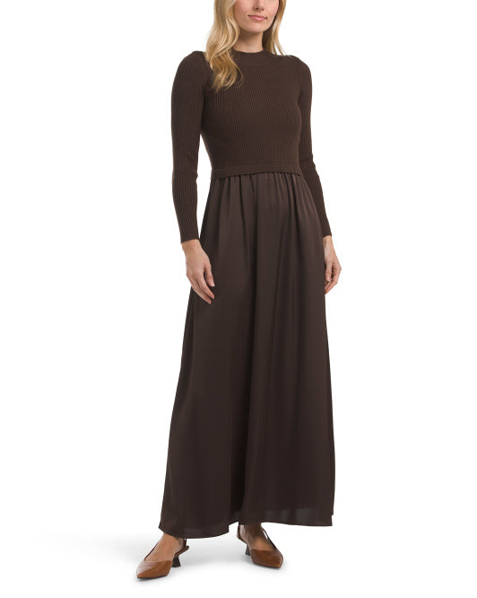 chinese dress ladies TAYLOR Long Sleeve Twofer Maxi Dress – VinNews Recommendations