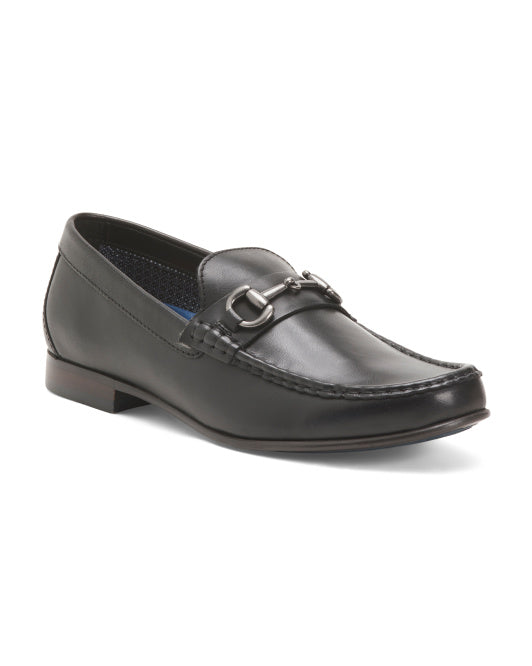 VINCE CAMUTO Men's Leather Loafer With Bit