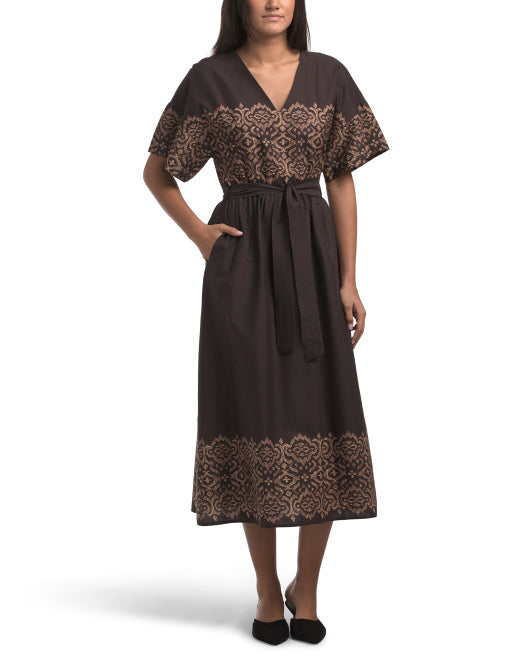 marshalls maxi dresses MV Made In Italy Short Sleeve Printed Maxi Dress – VinNews Recommendations