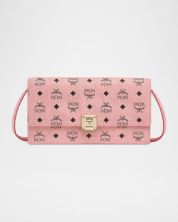 MCMTracy Large Monogram Wallet on Chain