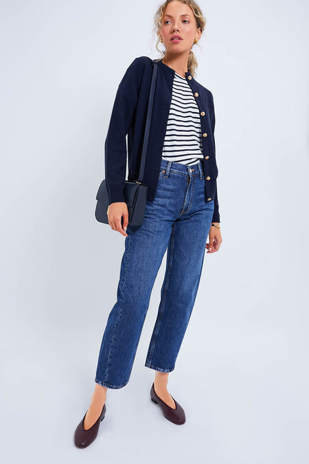 Oxblood Leather Nina Flats