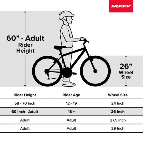 Huffy Coastal 26" Class 2 Cruiser eBike, 20MPH Pedal Assist, UL 2849 Certified