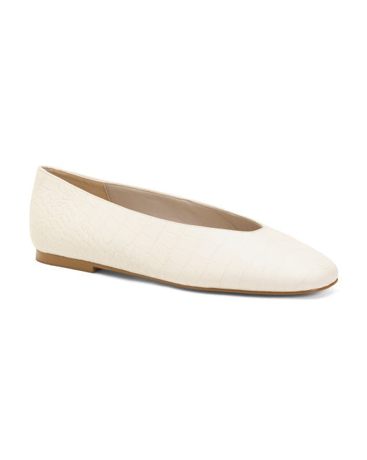 YOSI SAMRA Leather Emerson Ballet Flats