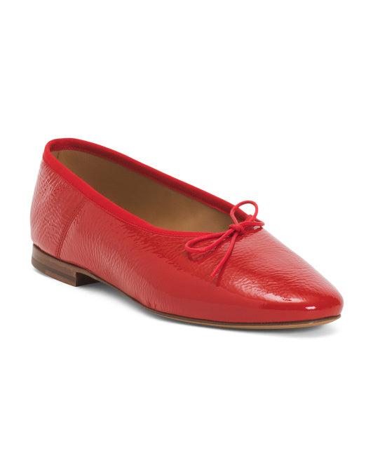 MANSUR GAVRIEL Made In Portugal Patent Leather Dream Ballerina Flats