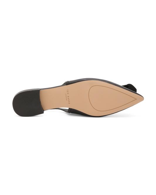 TED BAKER Leather Lili Rose Flats