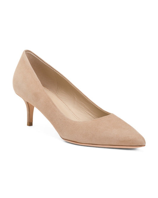 THEORY Made In Italy Suede City 55 Pumps