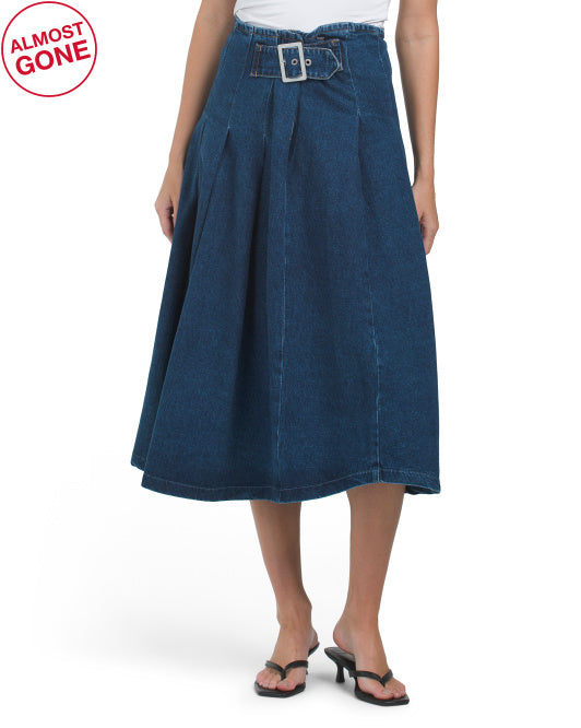 WARP + WEFT Denim Skirt