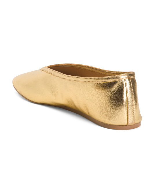 DOLCE VITA Leather Braidy Flats