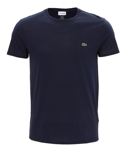 Lacoste | Navy Pima Cotton Crewneck Tee - Men