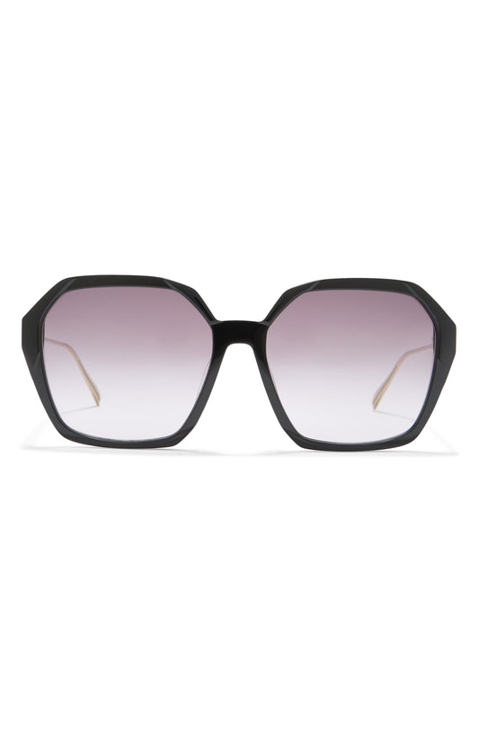 MCM 60mm Geometric Sunglasses, Main, color, BLACK