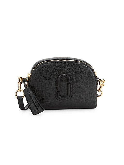 Shutter Leather Crossbody Bag