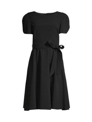 Calvin Klein
 Commuter Belted Puff-Sleeve Dress