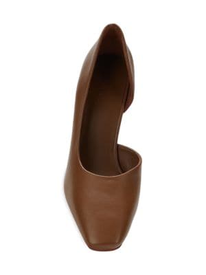 Vince
 Tiana Point-Toe Leather Pumps